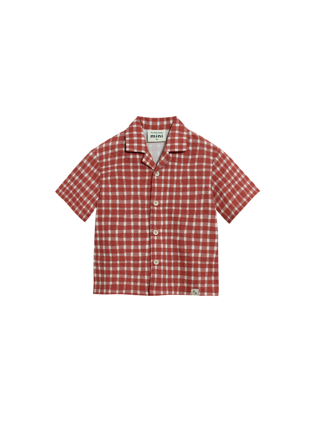 Mini Resort Shirt (Seersucker Gingham)