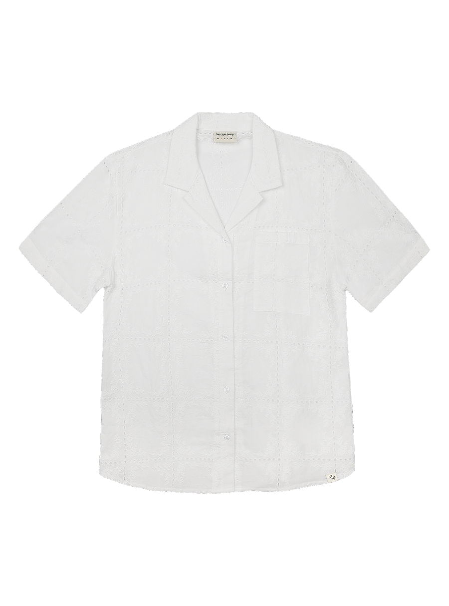Resort Shirt (Broderie Ivory)