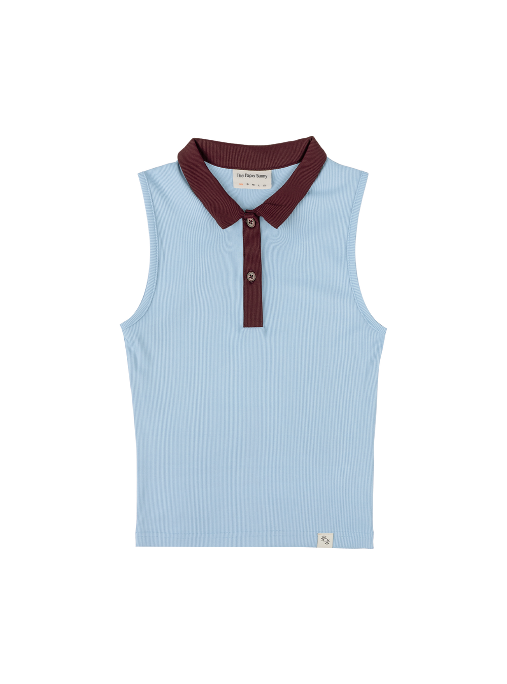 Sleeveless Polo (Powder)