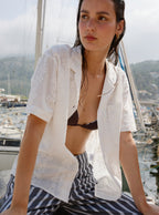 Resort Shirt (Cross-stitch Ivory)