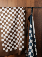 Mini Travel Towel (Checkered Cocoa)
