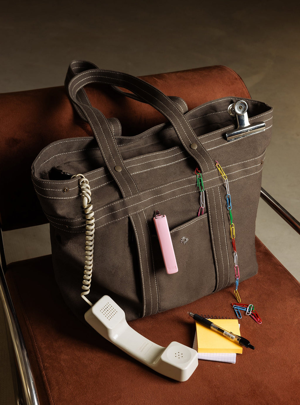 Multi-Way Tote (Canvas Whiskey)