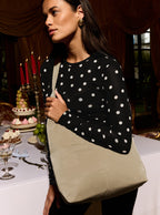 Polka Dot Mesh Top (Noir)