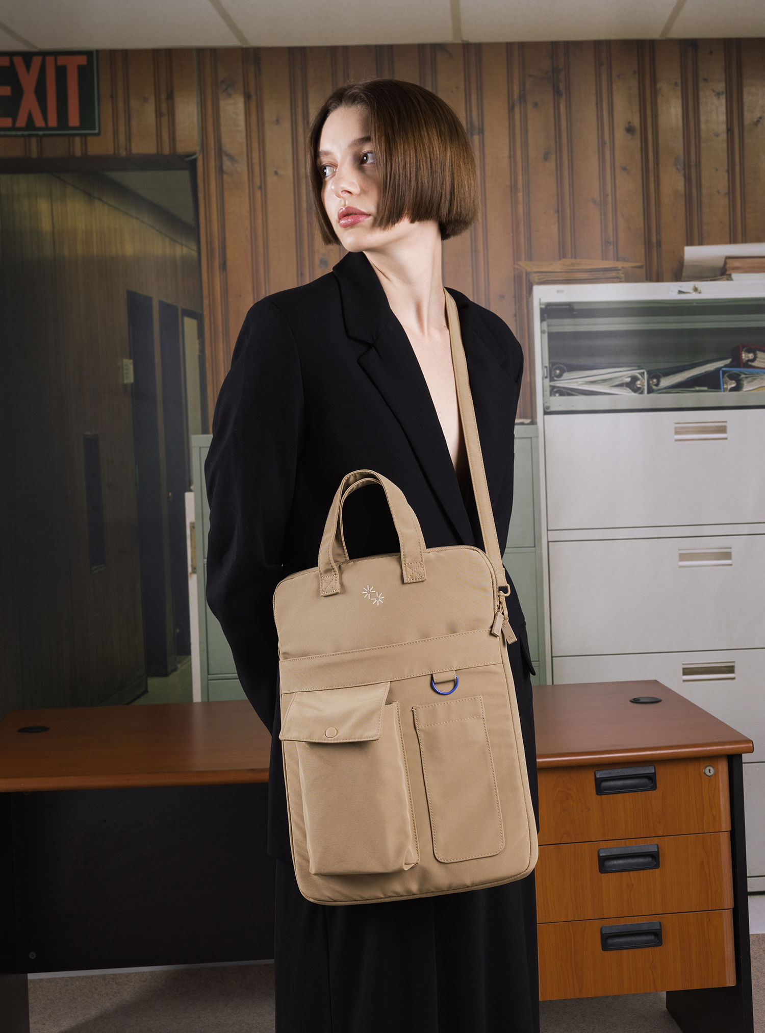 Utility Laptop Bag 15" (Taupe)