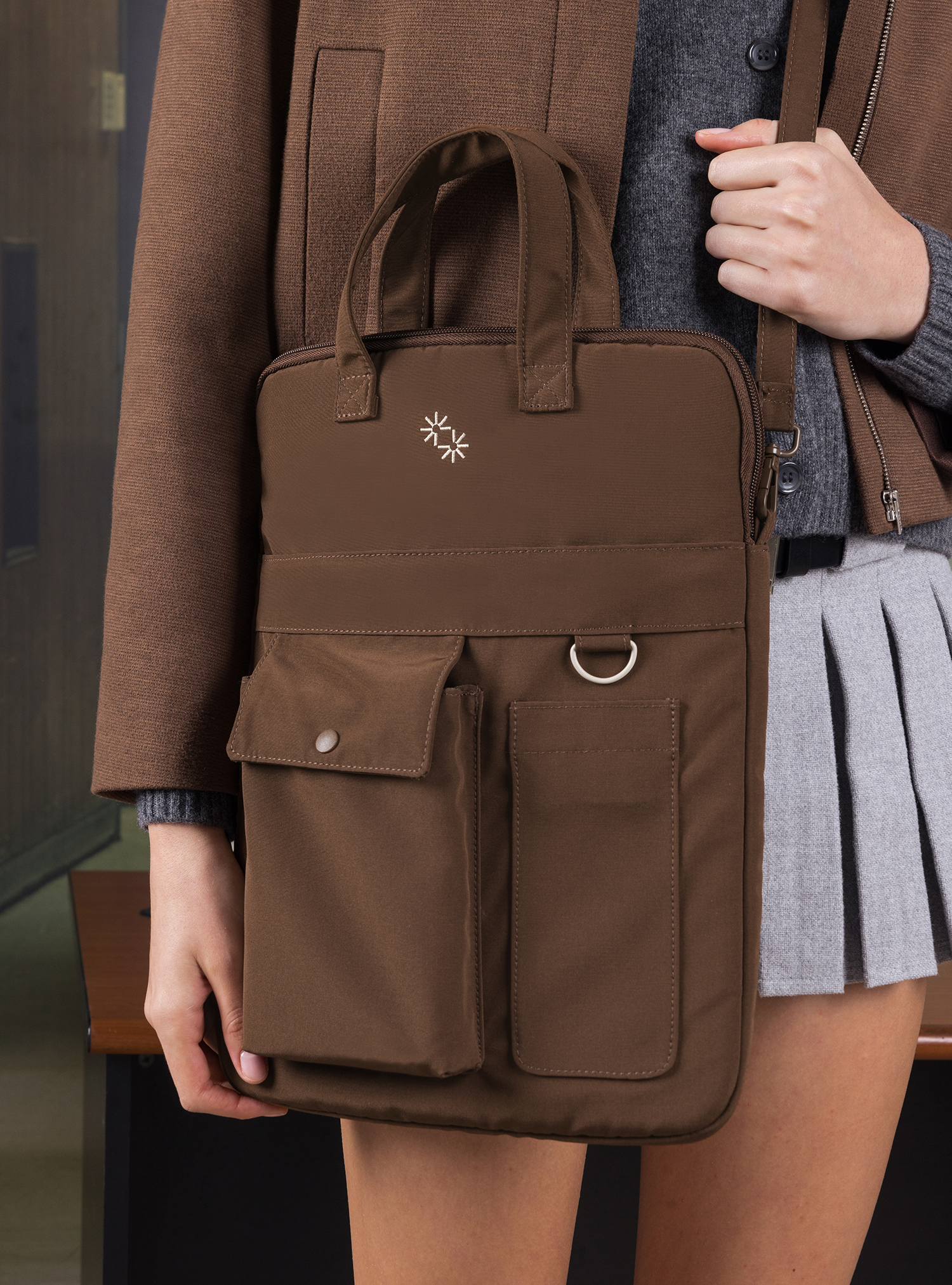 Utility Laptop Bag 15" (Cocoa)