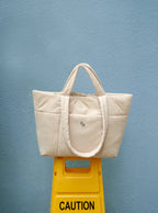 Puffer Shopper (Gloss Macadamia)
