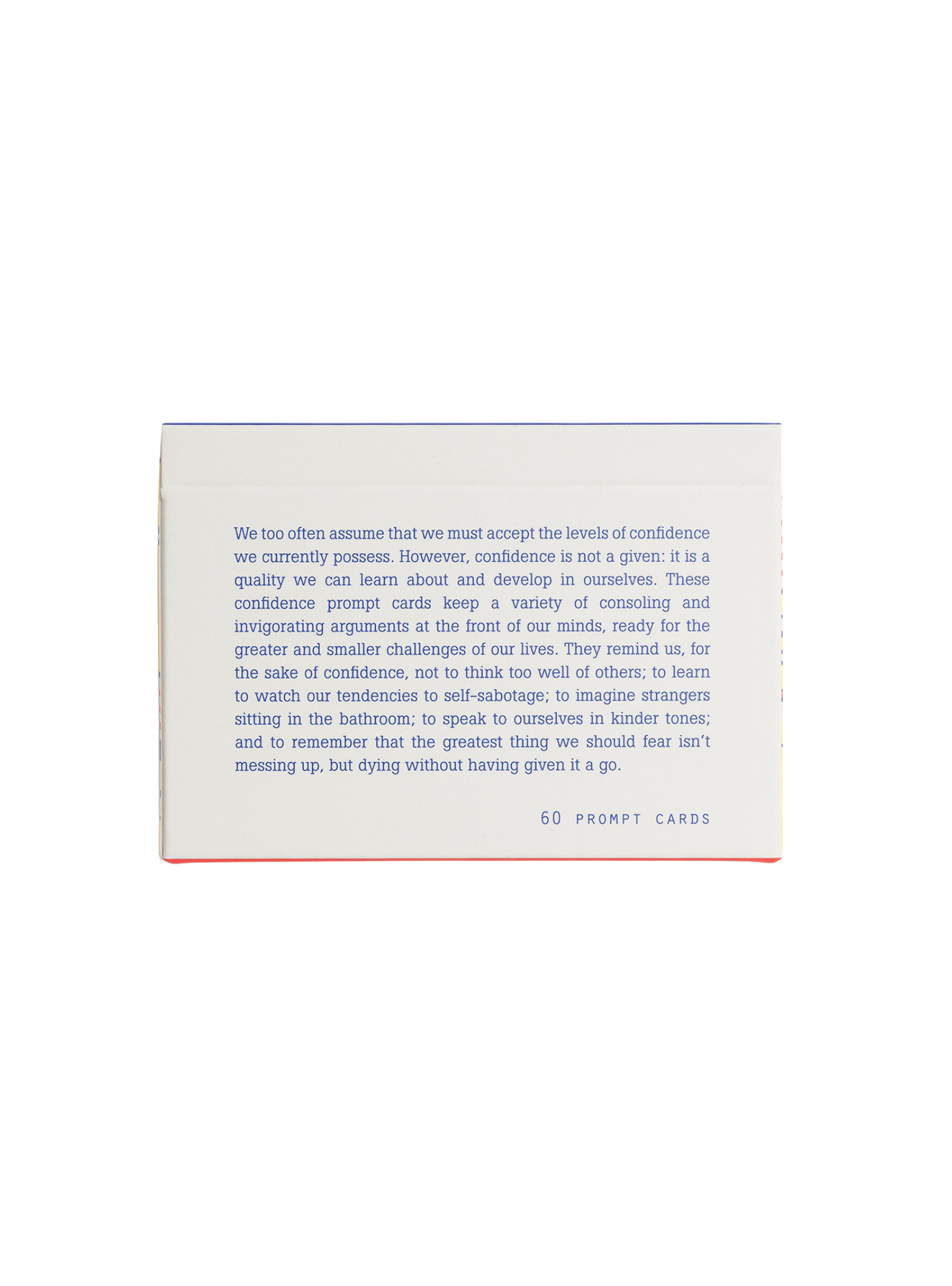 Confidence Prompt Cards