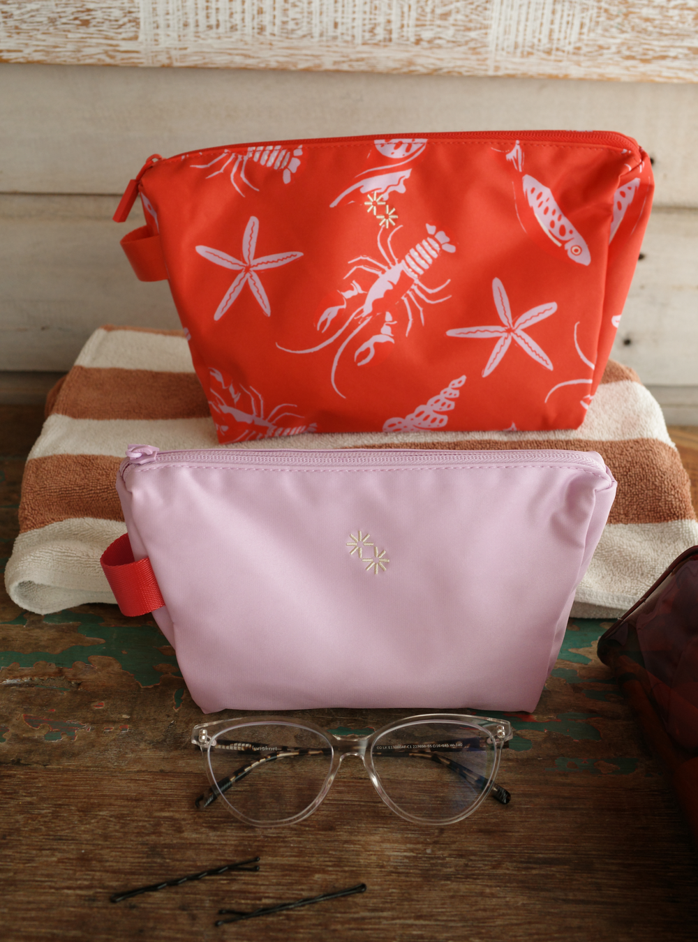 Travel Pouches (Coastal Sunset)