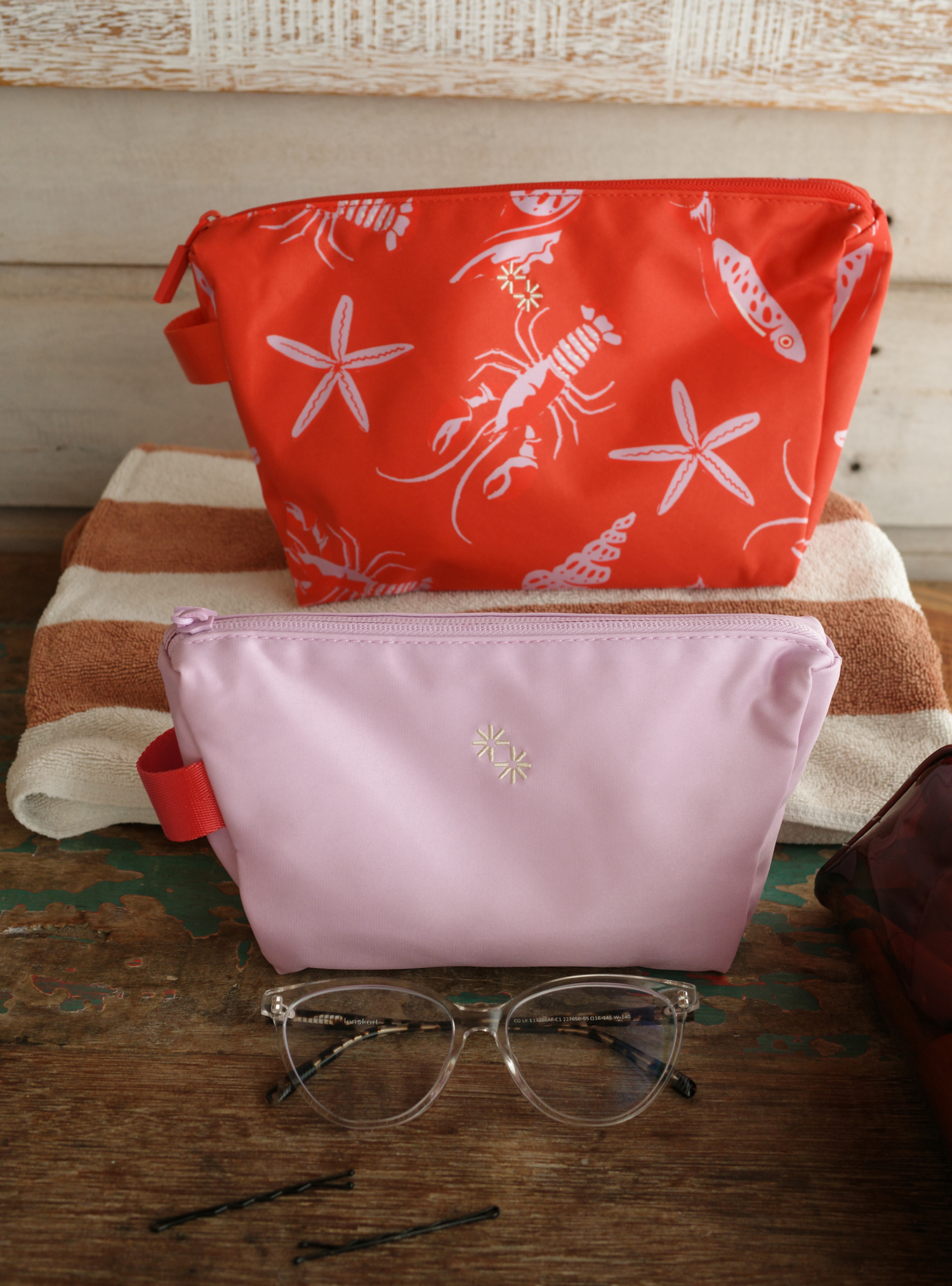 Travel Pouches (Coastal Sunset)