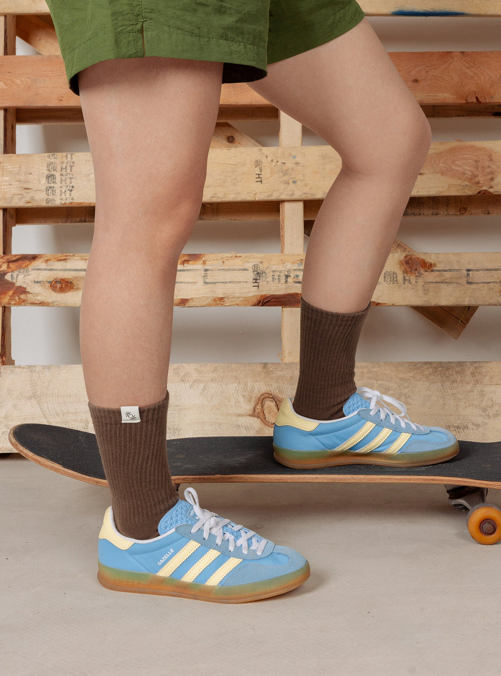 Ribbed Knit Socks (Fjord)