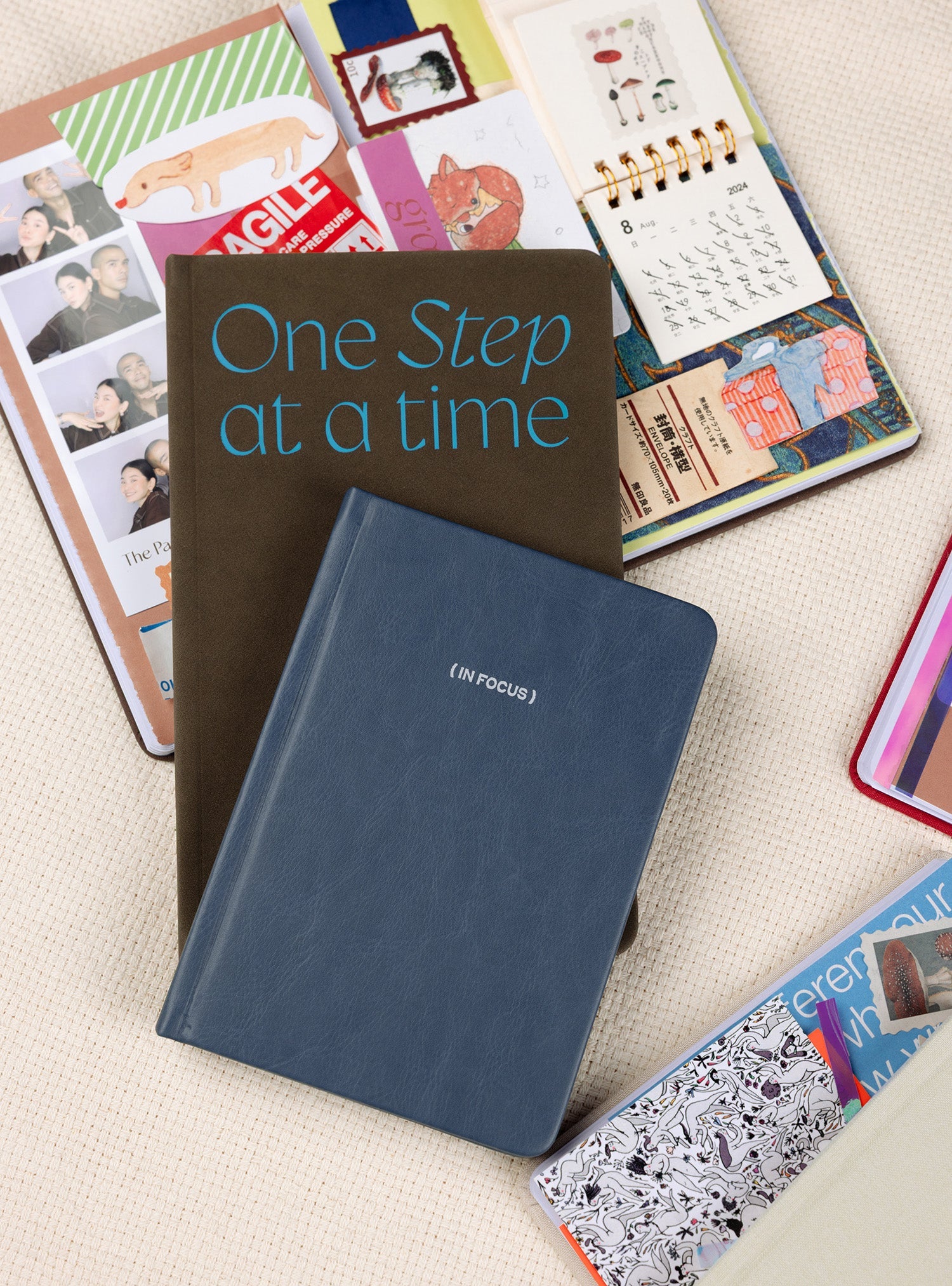 One Step at a Time A5 Dotted Notebook