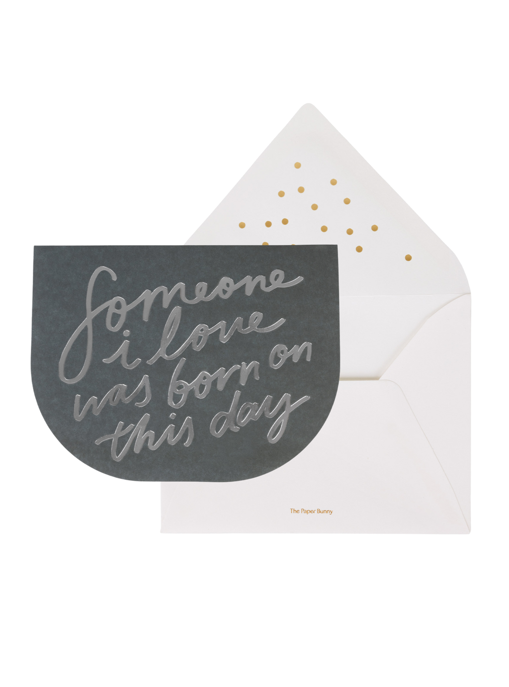Someone I Love Birthday Card (Black)