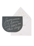 Someone I Love Birthday Card (Black)