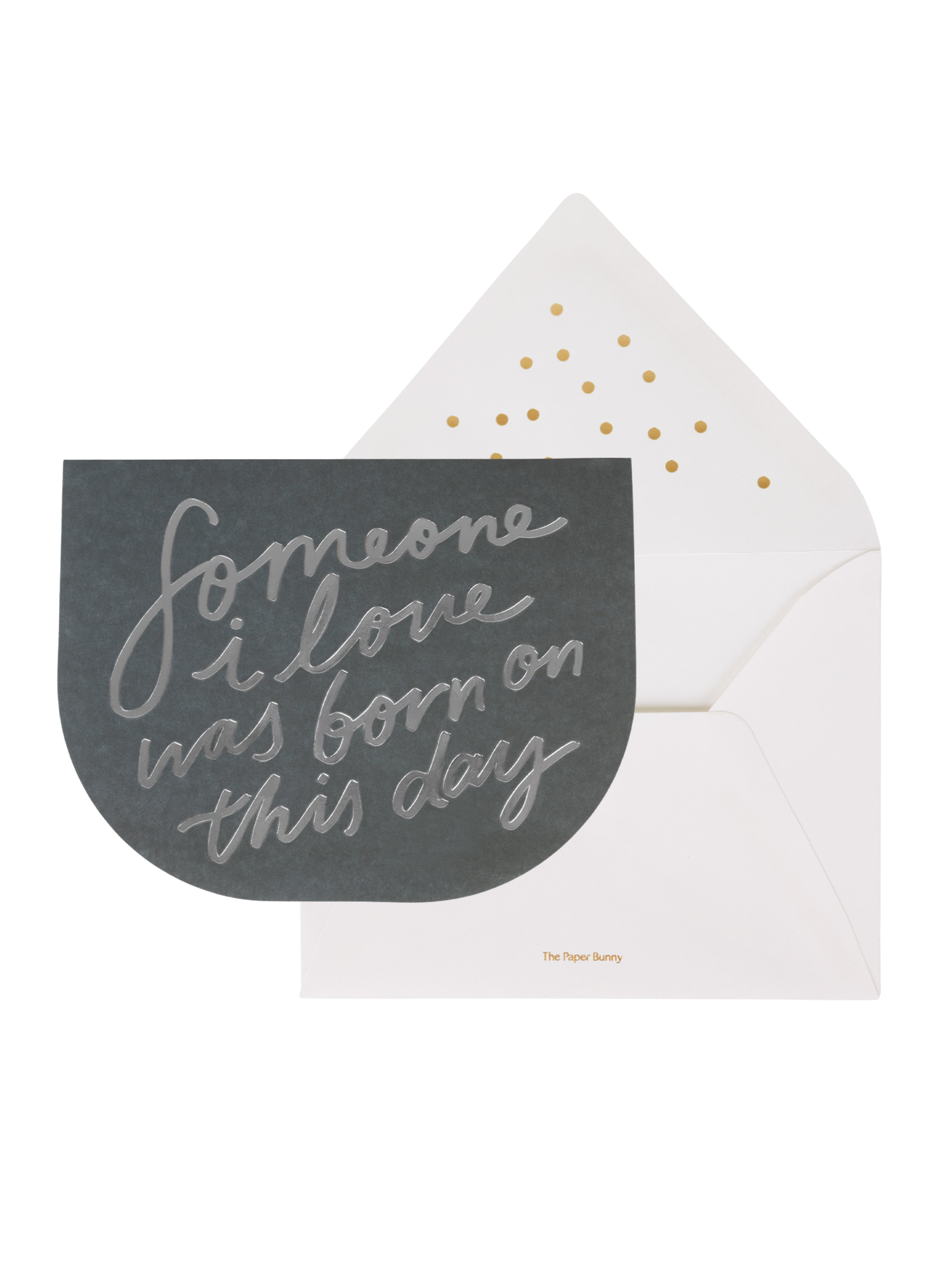 Someone I Love Birthday Card (Black)