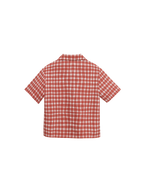 Mini Resort Shirt (Seersucker Gingham)