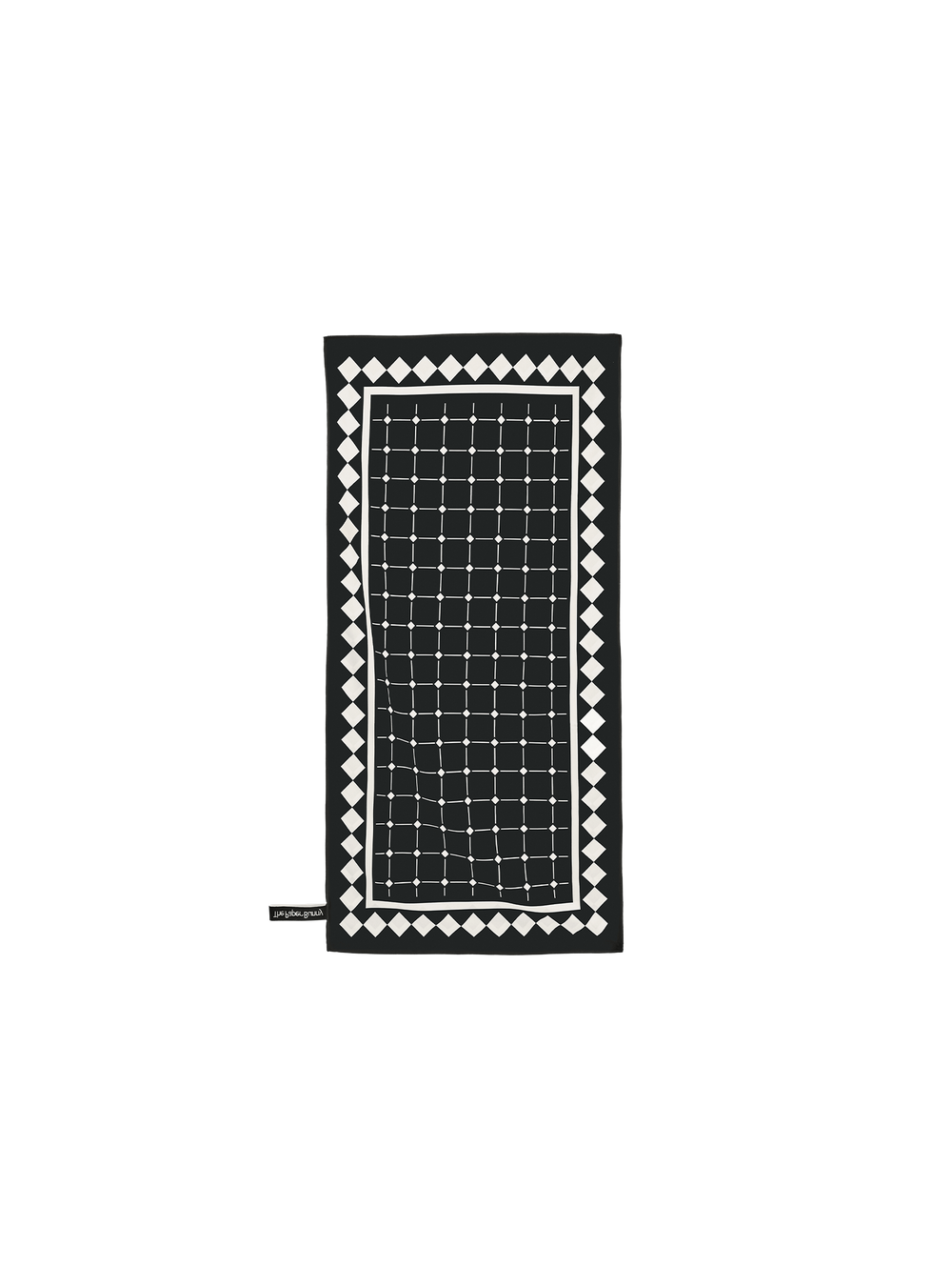 Mini Travel Towel (Tile Black)