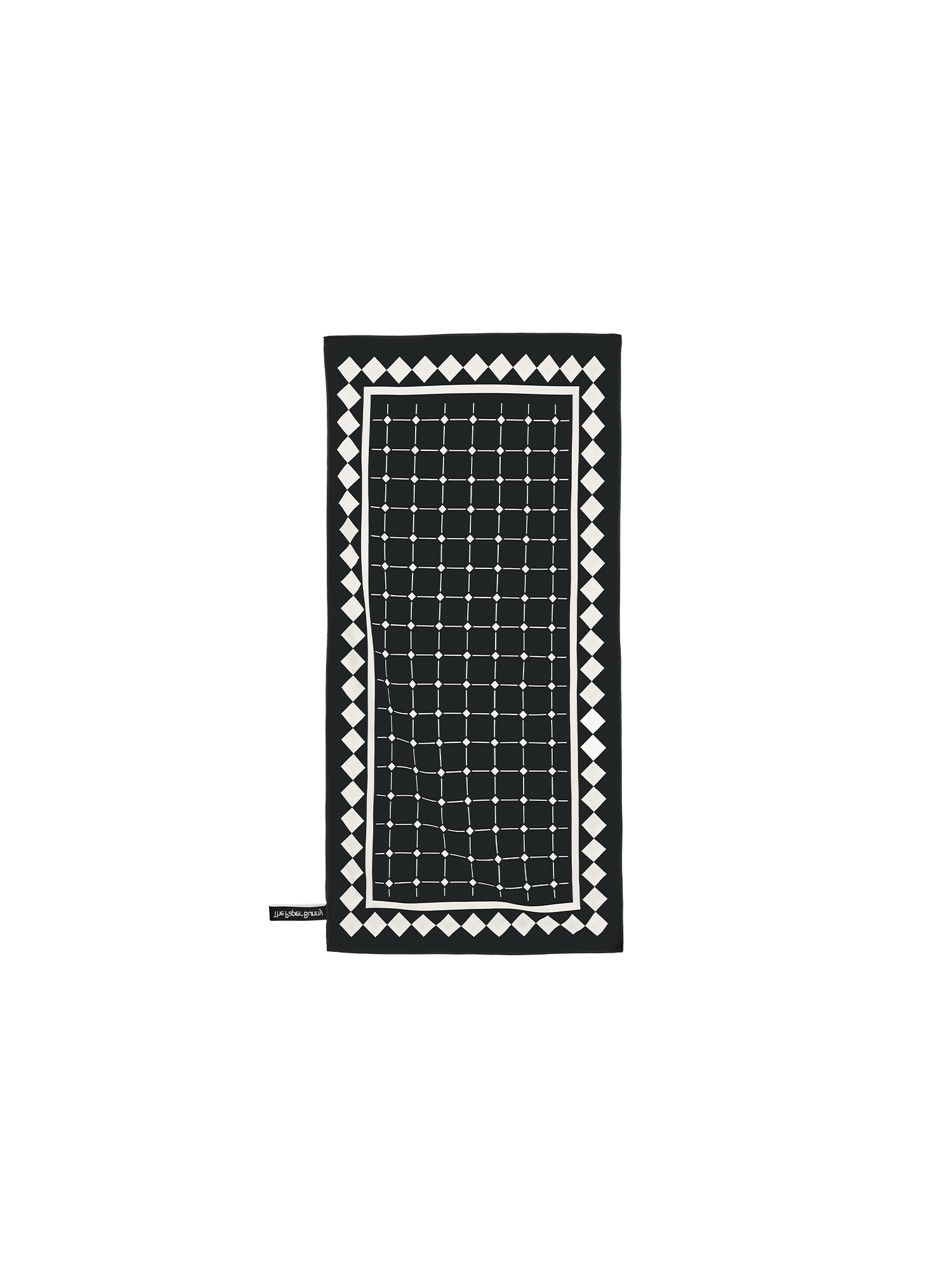 Mini Travel Towel (Tile Black)