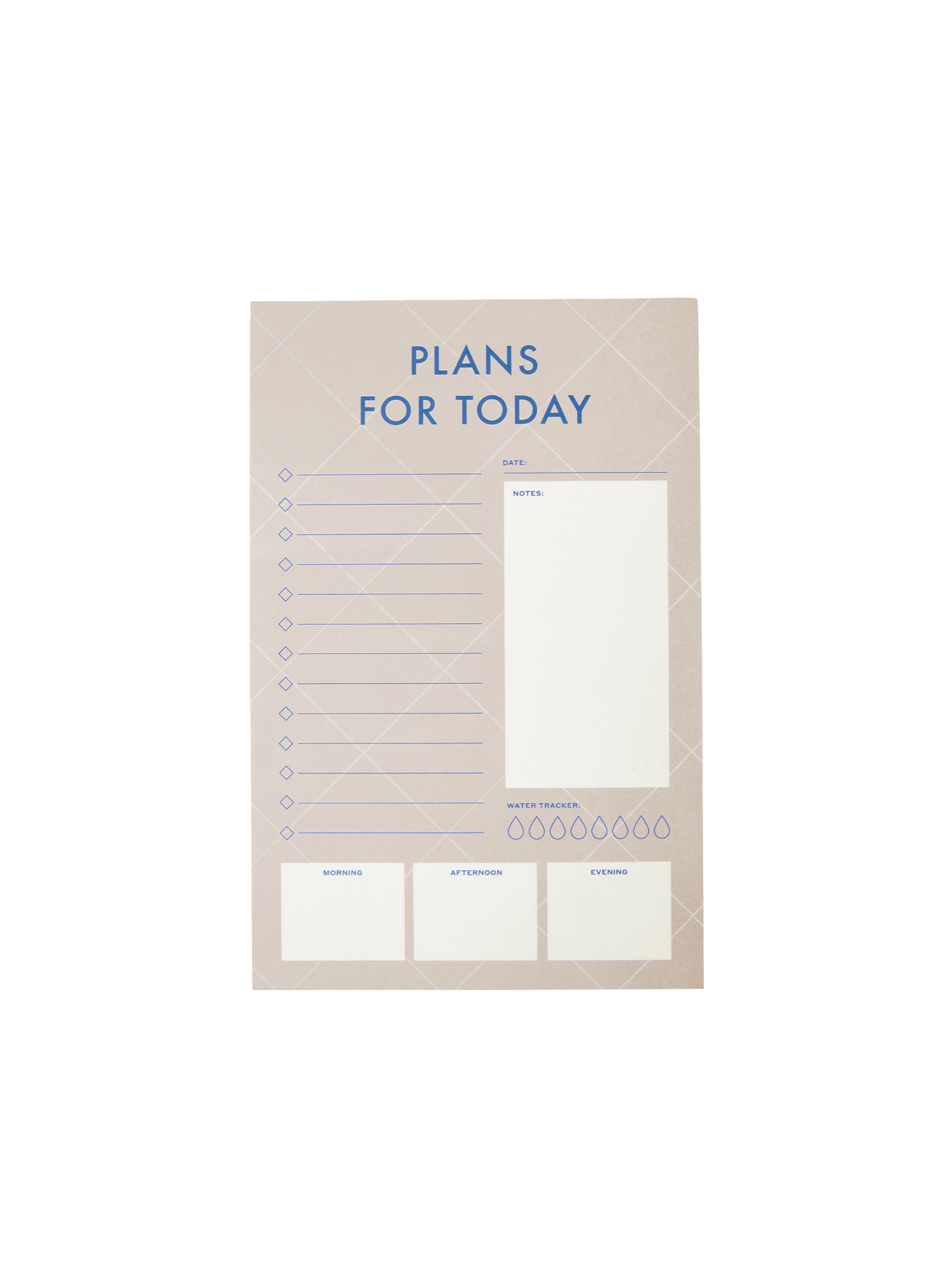 Plans For Today Notepad