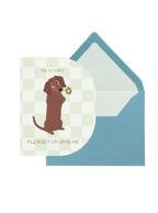 Please Furgive Me Greeting Card