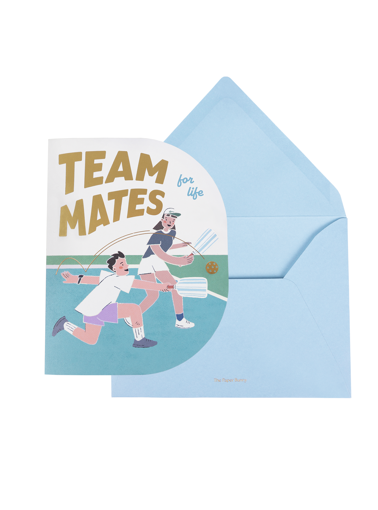 Teammates for Life Greeting Card