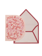 You And Me Greeting Card