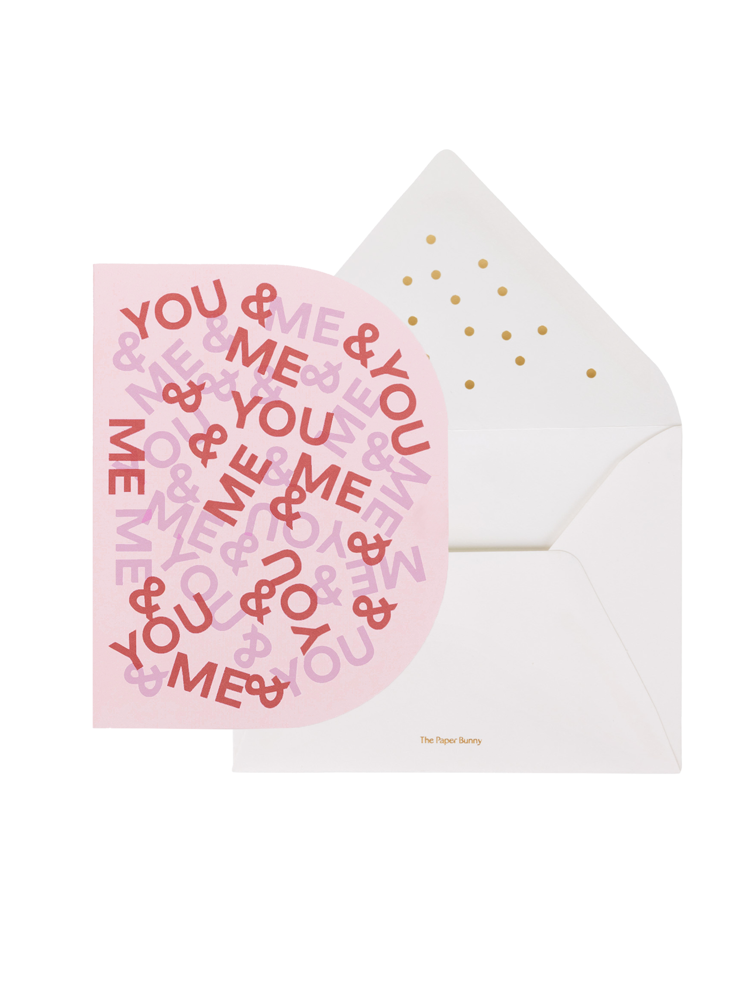 You And Me Greeting Card (Cream Envelope)