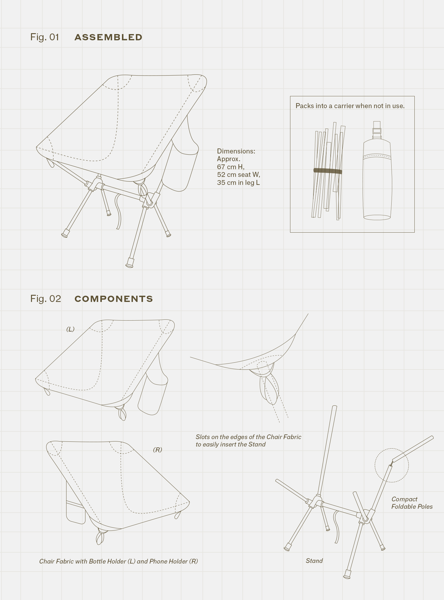 Basecamp Chair (Cocoa Quilt)