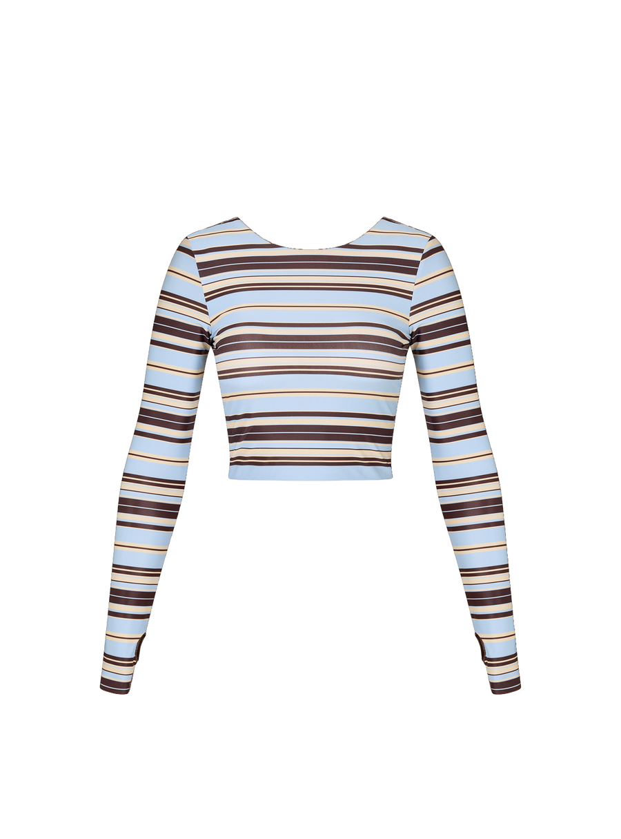 TPB x Align Bryn Long Sleeve Top (Azure)