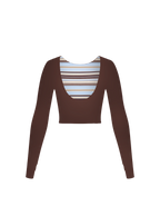TPB x Align Bryn Long Sleeve Top (Azure)