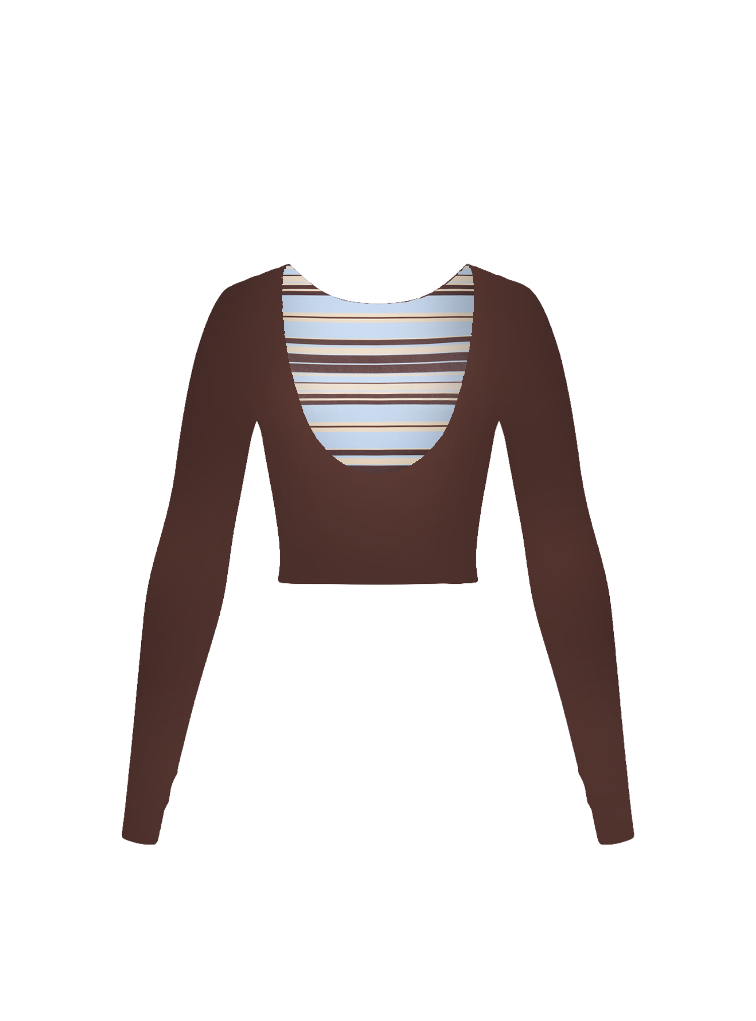 TPB x Align Bryn Long Sleeve Top (Azure)