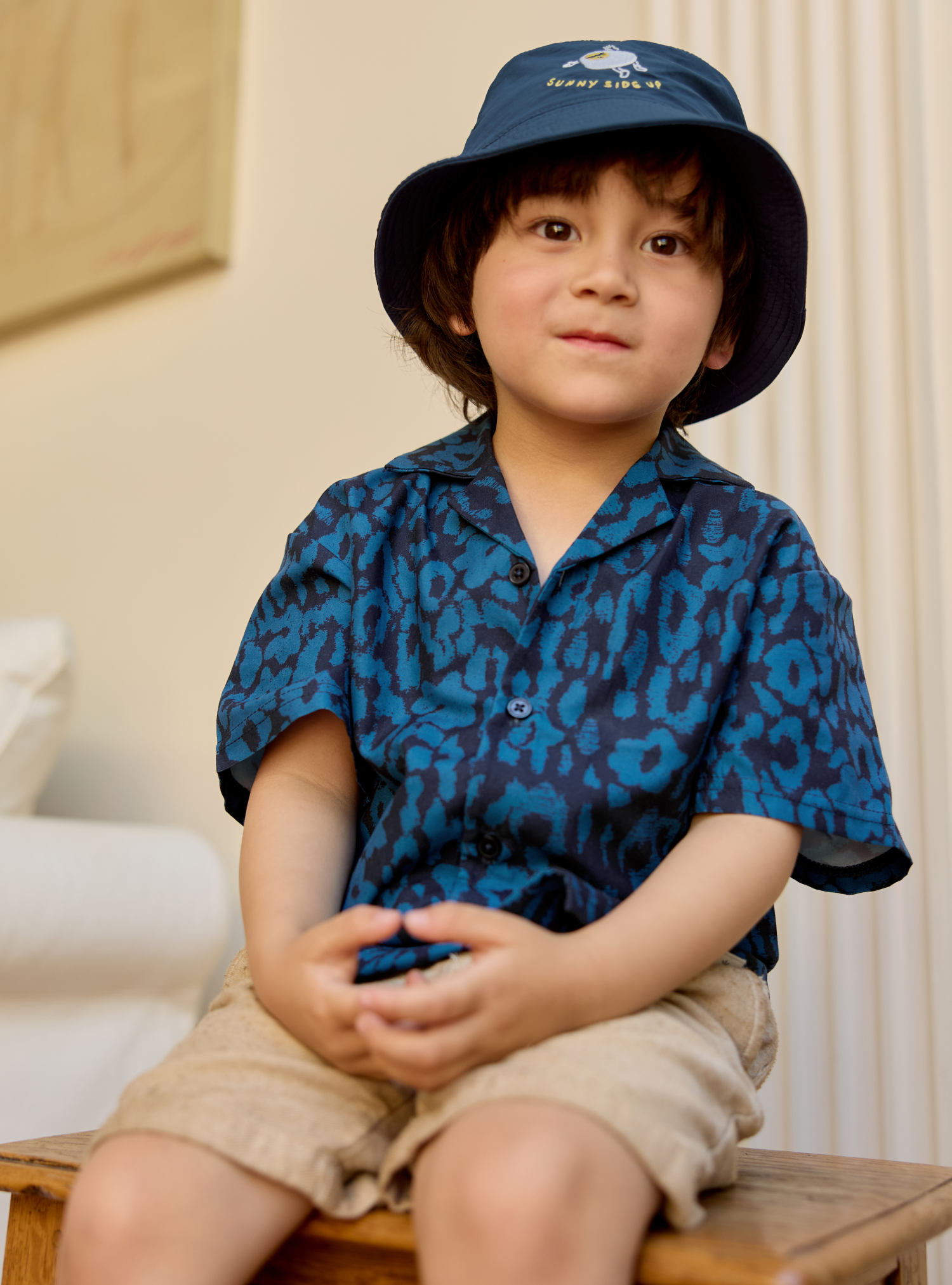 Mini Resort Shirt (Dappled Marine)