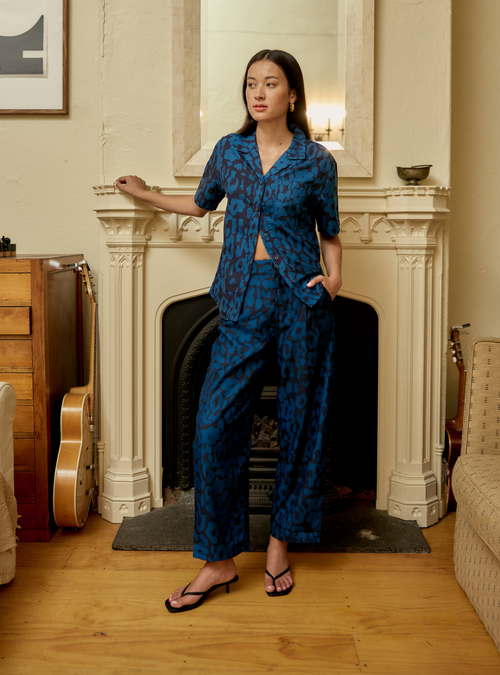 Barrel Pants (Dappled Marine)