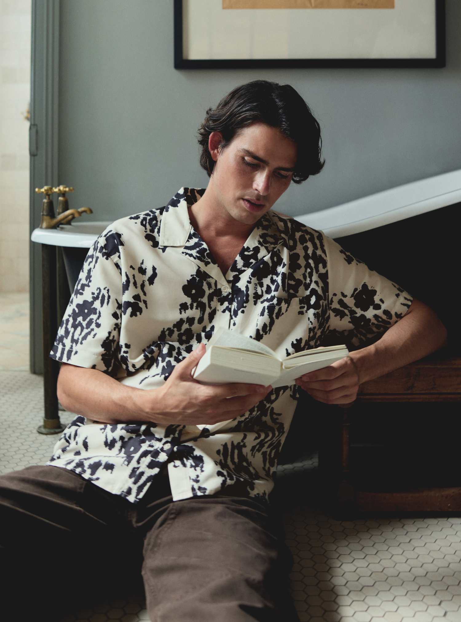 Resort Shirt (Mirage Monochrome)