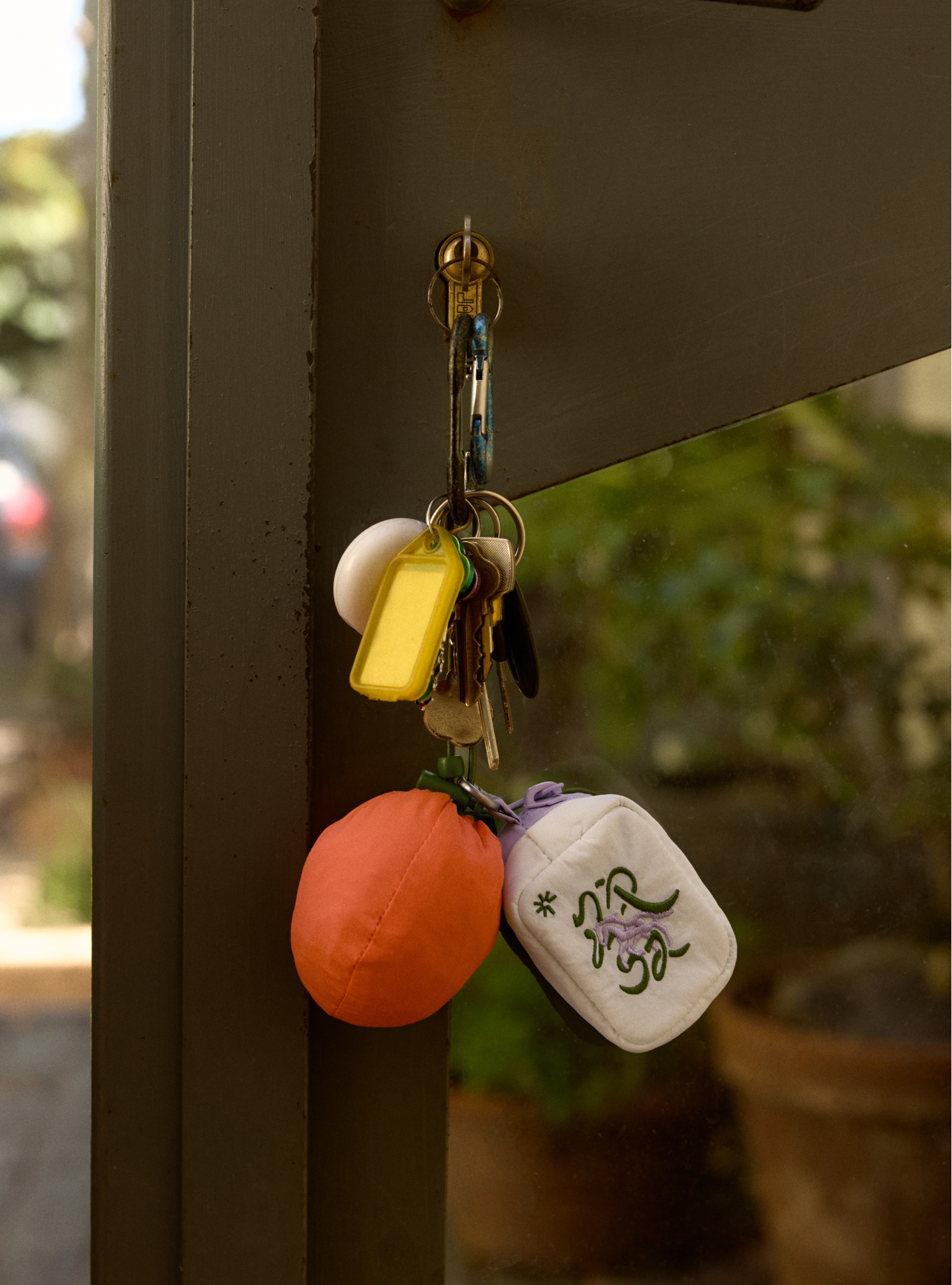 Orange Reusable Bag Charm