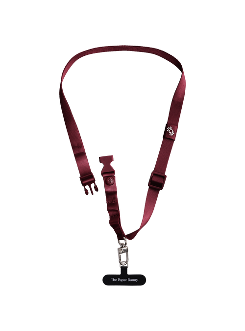 Commuter Phone Strap (Berry)