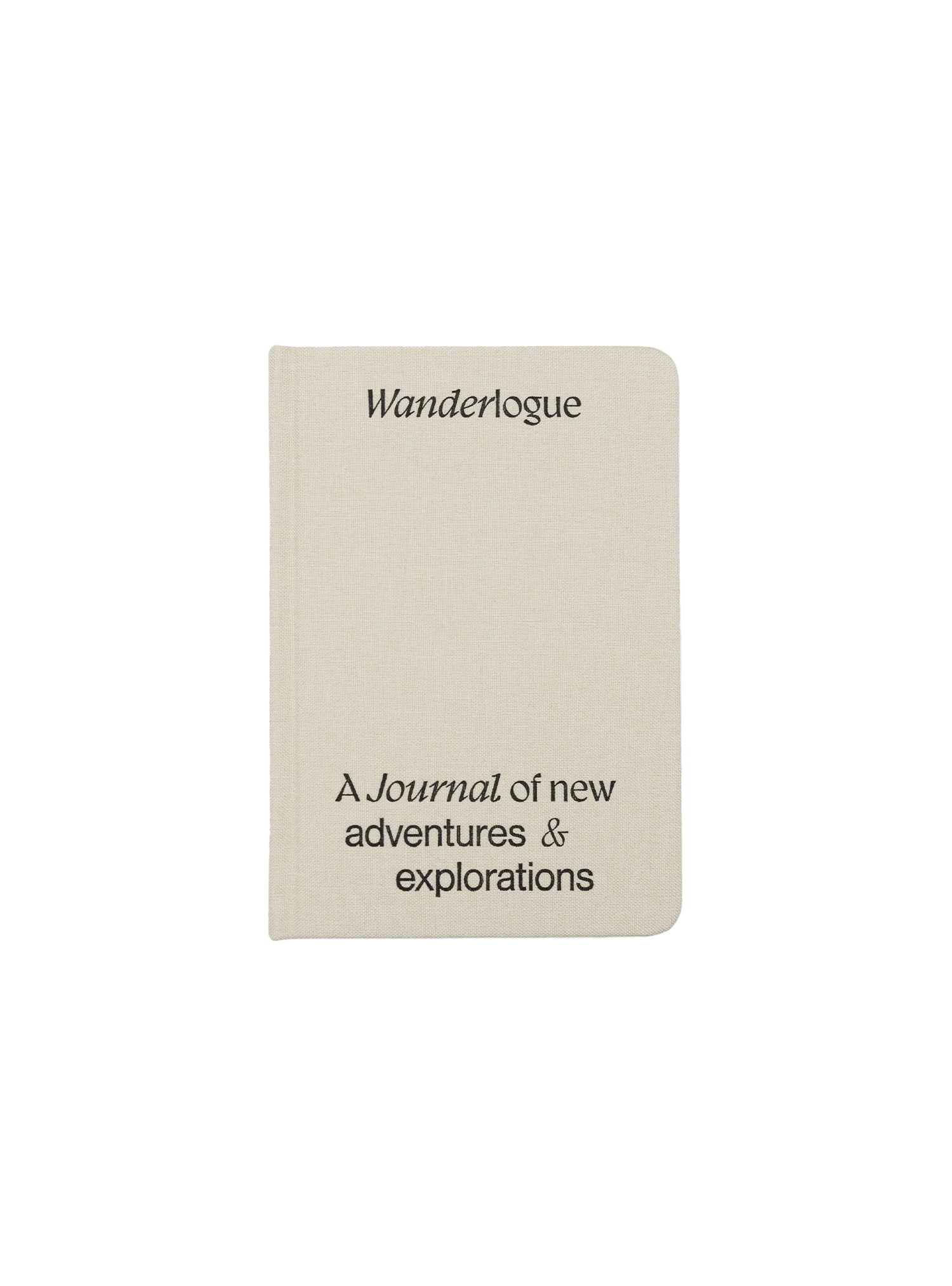 Wanderlogue Compact Blank and Lined Notebook