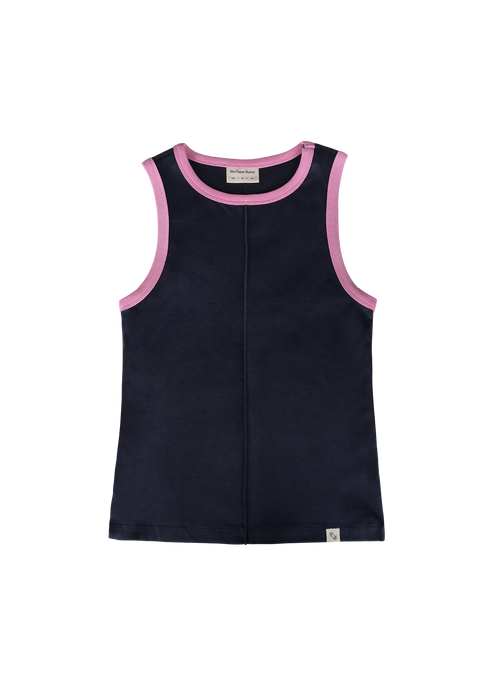 Contrast Binding Tank (Indigo)