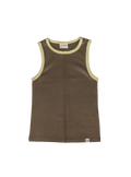 Contrast Binding Tank (Mink)