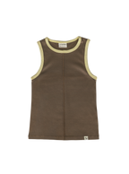 Contrast Binding Tank (Mink)
