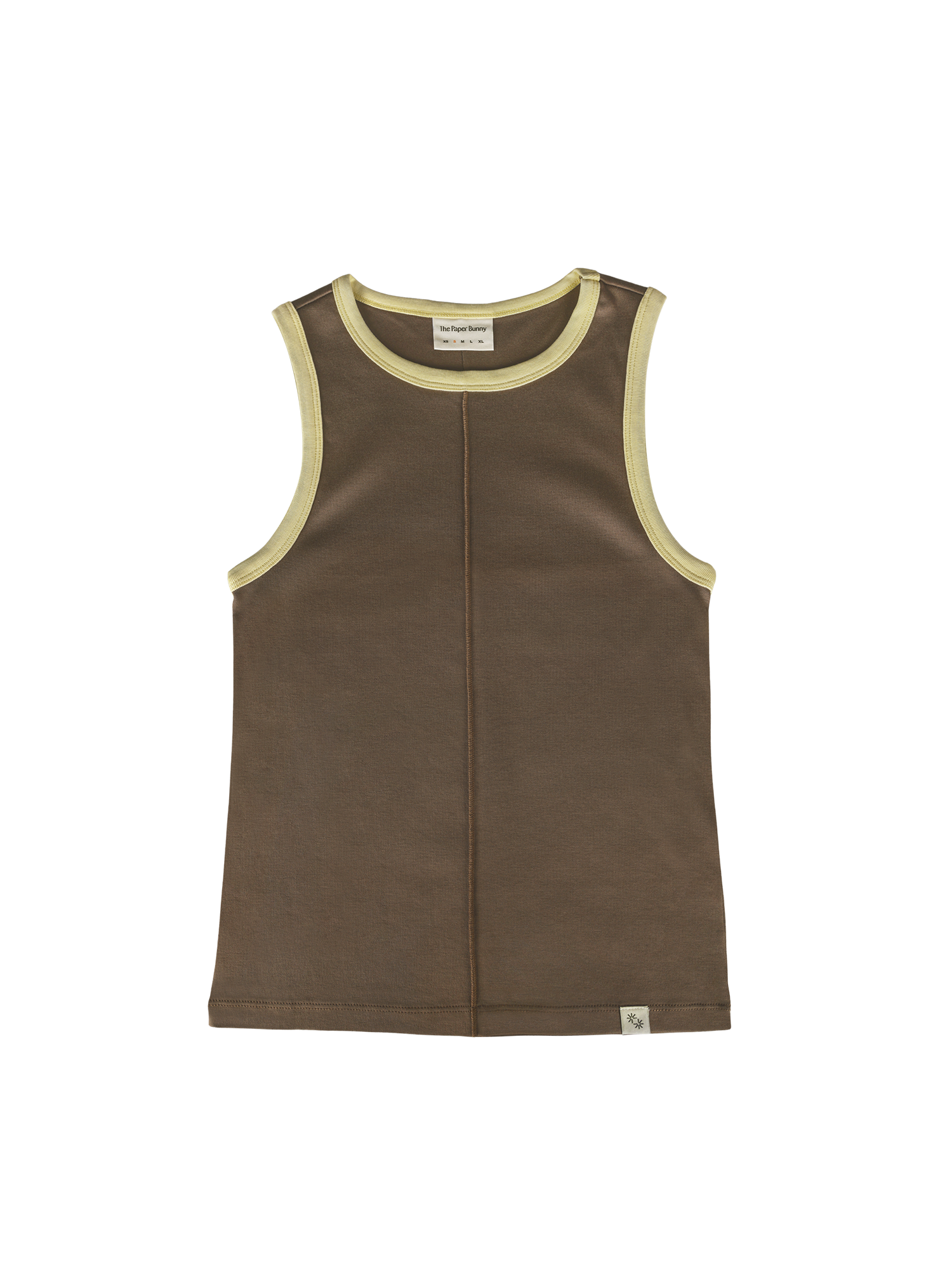 Contrast Binding Tank (Mink)