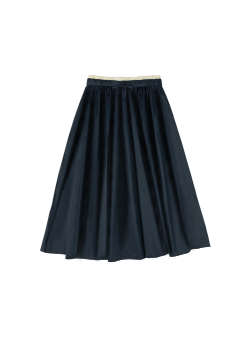 Contrast Waistband Skirt (Orca)