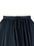 Contrast Waistband Skirt (Orca)