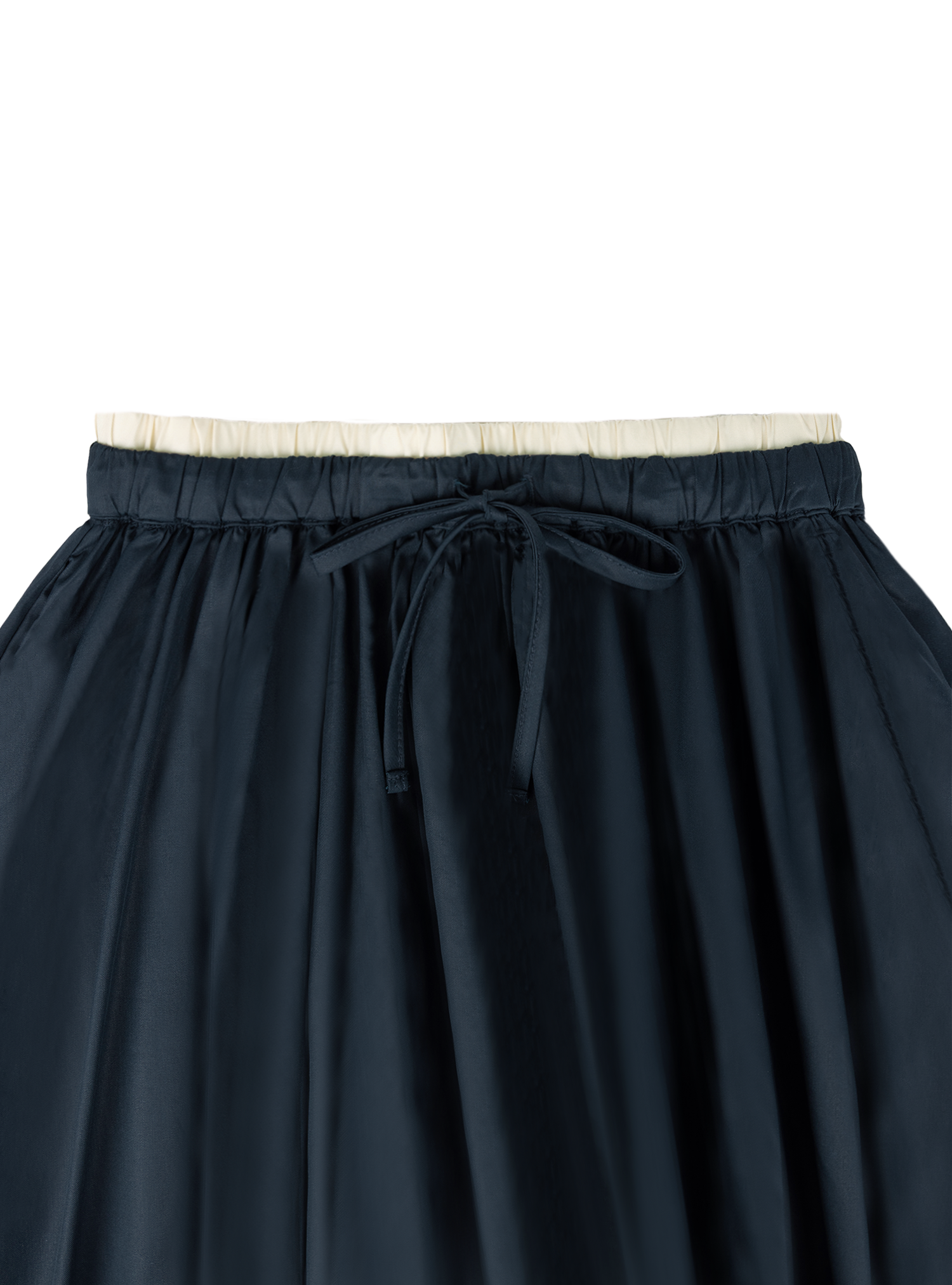 Contrast Waistband Skirt (Orca)