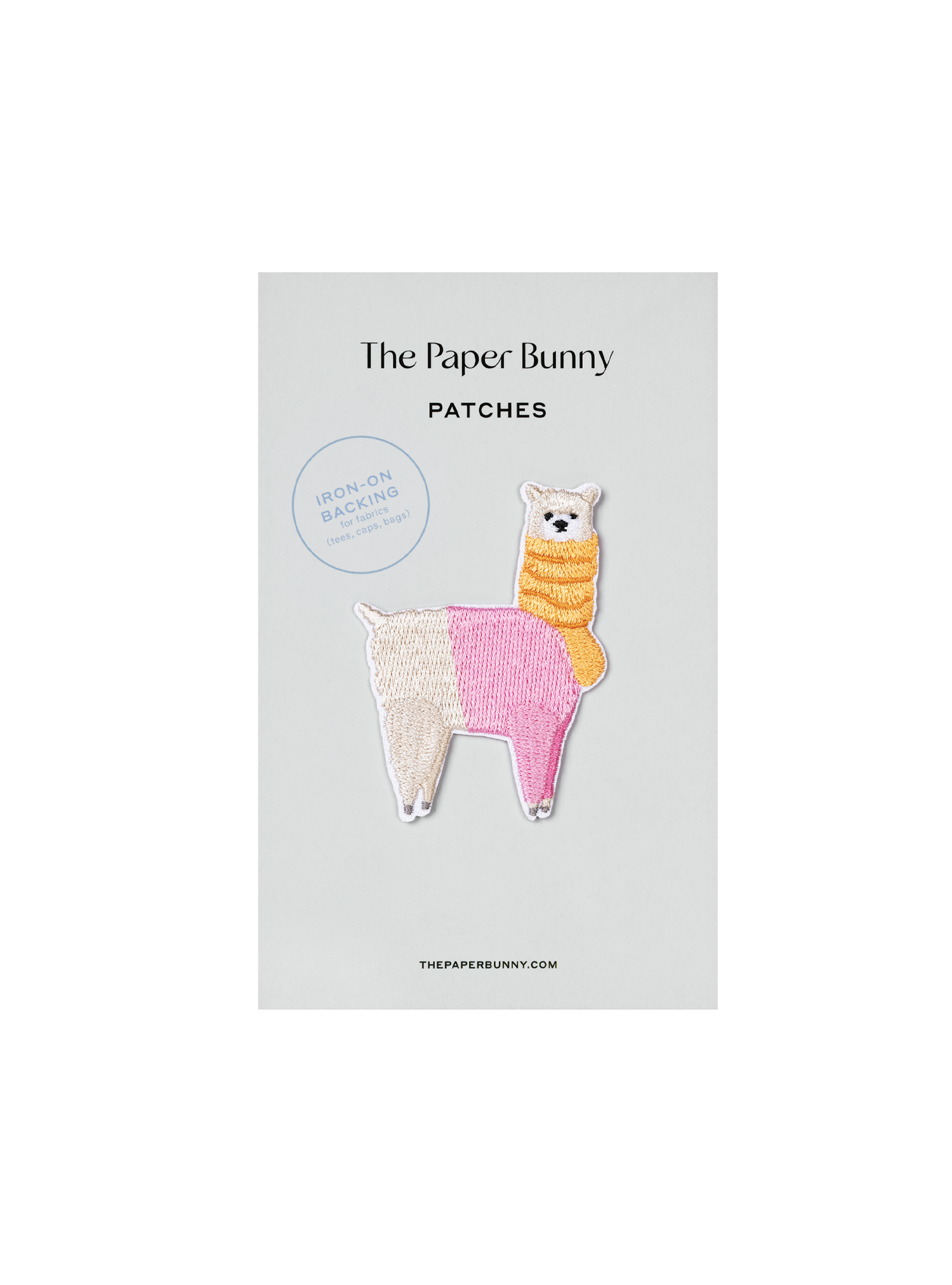 Cosy Alpaca Patch (Pink)