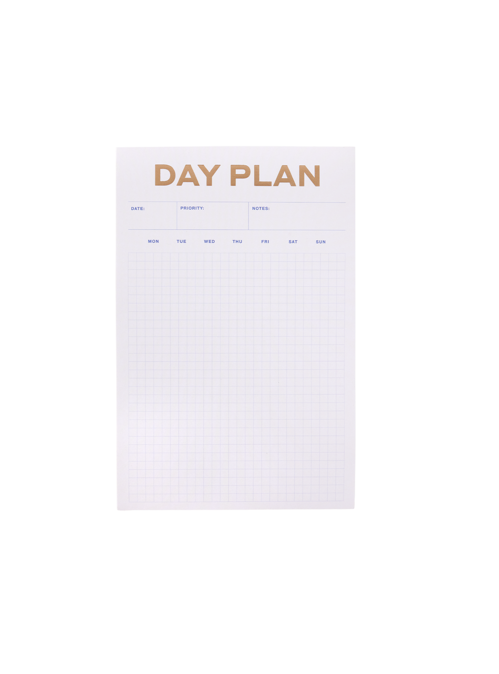 Day Plan Notepad