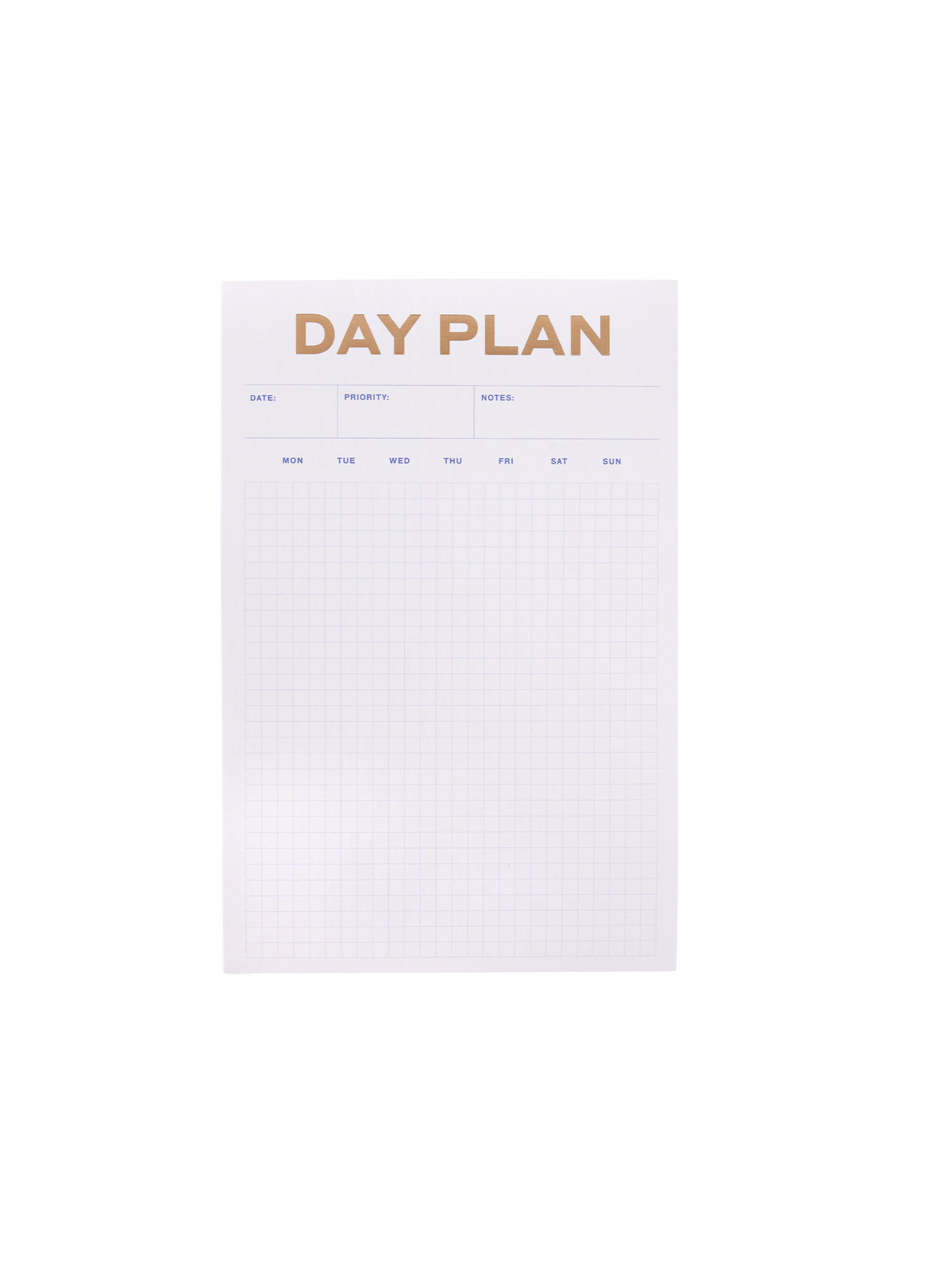 Day Plan Notepad