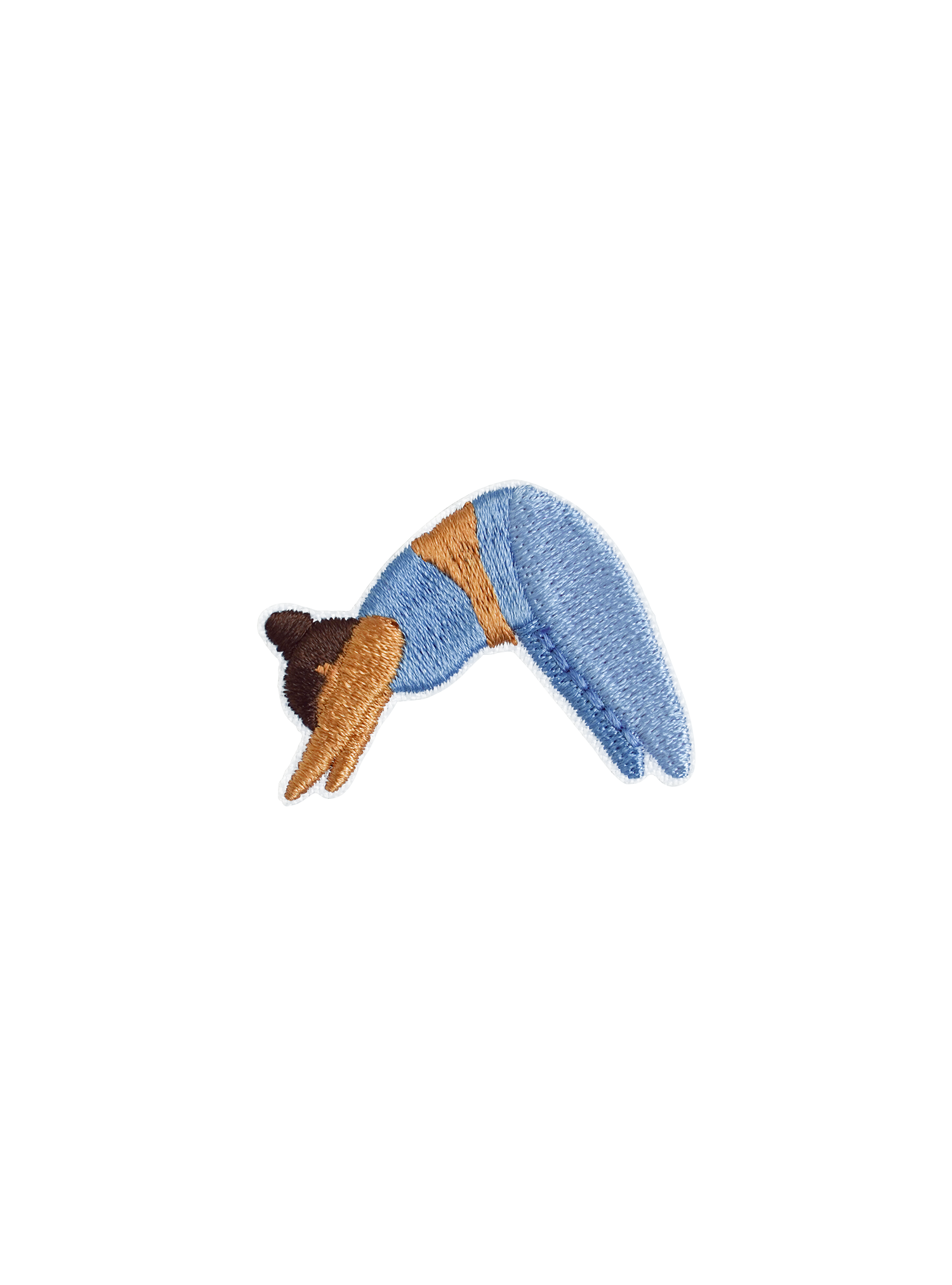 Downward Dog Yogi Blue Patch