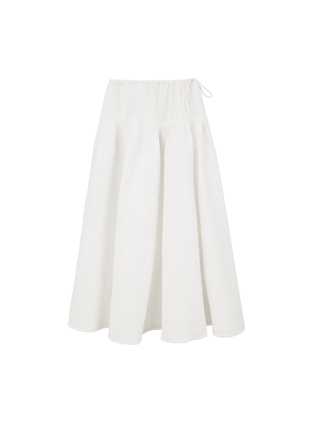 Field Gathered Skirt (Alabaster)