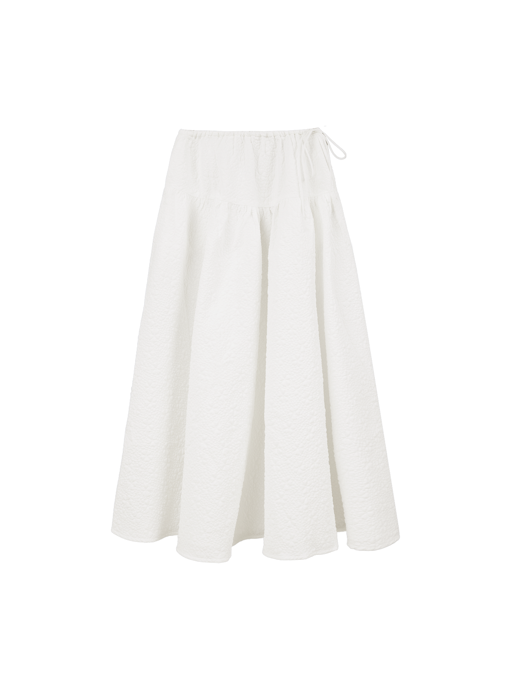 Field Gathered Skirt (Alabaster)