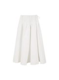 Field Gathered Skirt (Alabaster)
